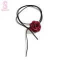 Vintage Flower Necklace Vintage Floral Lace Choker Necklace Adjustable Strappy Collar for Women Elegant Party Jewelry Buyers' Favorite Flower Necklace. 