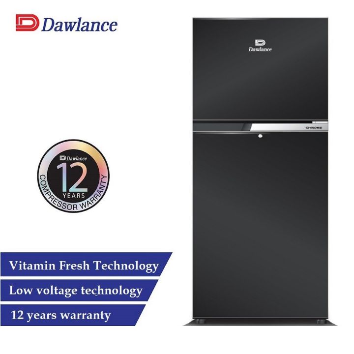 Dawlance  9178 LF Chrome - 353 Ltr / 14 Cft -Latest model-Top Mount Refrigerator