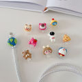 Data cable protective cover suitable for Apple, Huawei, Xiaomi, universal cute strawberry bear charging cable interface cable bite device. 