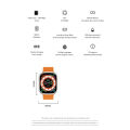 Microwear W68 U ltra Watch 8 Smart Watch Men 2.0 Inch 49mm Bluetooth Call NFC Heart Rate Wireless Charging SOS Sports SmartWatch. 