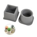 Silicone Flower Pot Molds Concrete Cement Succulent Pot Mold Diy Aromatherapy Creek. 