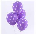 95 Pcs 12 inch Purple Polka Dot Balloons 12 Inch Helium Round Party latex Balloons Kit for Birthday Party. 