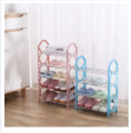 4 layers, 5 Layers Stock able Shoe Rack Shoe Shelf - Multicolors. 