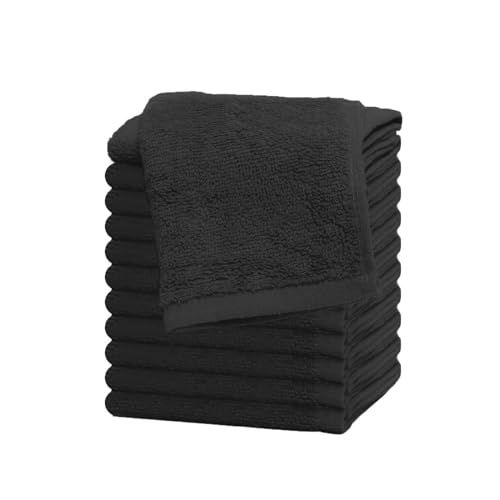 Face Towel Gym Towels - Light Weight, Super Absorbent, and Soft Towels- Ideal for Face, Gym, and Travelling Towel set of 12 - Size12x12 Inches