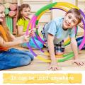 Hulla hoop ring for kids -Hula Hoop for Kids, Detachable Size Kids Hula Hoop, Suitable for Girls, Boys and Pet Training-For Gym Use. 