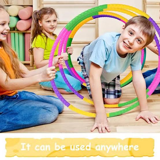 Hulla hoop ring for kids -Hula Hoop for Kids, Detachable Size Kids Hula Hoop, Suitable for Girls, Boys and Pet Training-For Gym Use