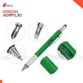 Stylus Pen, 7-in-1 Multi-Tool Pen Touchscreen Stylus, Ballpoint Pen, Ruler, Level, Phillips Screwdriver and Flathead. 