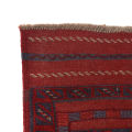 Red/Blue Tribal Narrow Mashwani Runner Rug 1'9x8'3 Handmade Entryway Rug -G26352. 