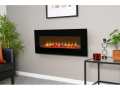 Electric Fireplace Black - Artifical Fireplace 48x18. 