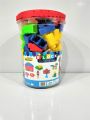 Building Blocks for kids 65 pieces block Bucket. 