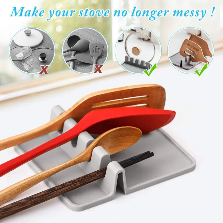 Kitchen%20Spoon%20Holders%20Fork%20Spatula%20Rack%20Shelf%20Tong%20Hooks%20Organizer%20Plastic%20Spoon%20Rest%20Mat%20With%20Drip%20Pad%20Chopsticks%20Holder%20Non%20Slip%20Spoons%20Pad%20Kitchen%20Utensil%20Silicone%20Utensil%20Heat%20Resistant%20Kitchen%20Gadgets%20And%20Cooking%20Tools%20-%20Image%208