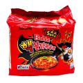 Ramen Buldak 2x Spicy Hot Chicken Flavor Noodles Red 140g 5pc Packs. 