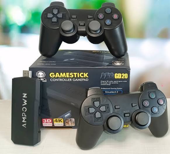 GD20 Game Stick Video Game Console 2.4G Wireless Controller CPU Aigame ...