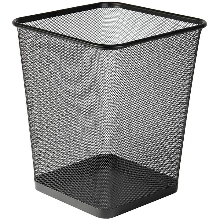 Dustbin square mesh black