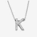 Silver Stainless Steel Alphabet Necklace/Locket/Pendants for Girls & Women with Chain - A to Z Your Name Alphabets. 