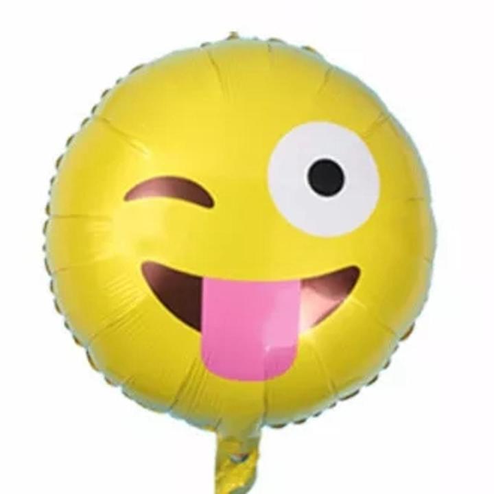 Smiley face helium balloons