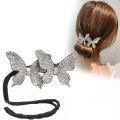 Korean Style Butterfly Flower Bun Maker - Lazy Hair Curlers Styling Accessories. 