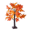 Autumn Decoration Maple Leaf Tree Lights with 24 LEDs 60cm Light Tree + Autumn Leaves Decoration for Table Autumn. 