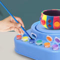 Pottery Playtime: Educational DIY Pottery Wheel Kit for Kids - Battery-Powered Fun. 