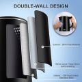"German-Made KoLAX Electric Kettle: Portable 1.7L Large capacity Travel Kettle, Boils Quickly Anywhere! Perfect for Home or Travel, Compact and Efficient Design  |1500 W -Stainless steel body (BLACK colour)Kettle Size:14.8*12.3*10.6cm. 