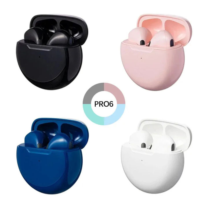 New TWS Air Pro 6 Fone wireless Bluetooth headset hearing aid microphone touch control Bluetooth headset earbuds Bluetooth 5.0
