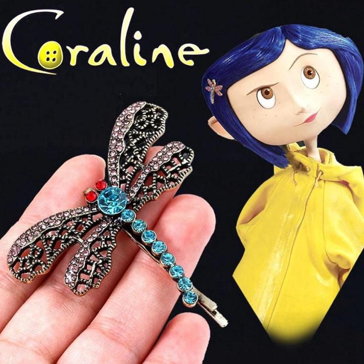 Crystal Dragonfly Hair Clip Brooch Hair Accessories Exquisite Retro Personality Fashion Elegant Metal Hair Clip Women Cute Hairpin