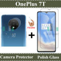 OnePlus 7T Glass Protector Tempered Glass Screen Protection Polish Glass + Back Camera 9H Gorilla Flexible Protector For OnePlus 7T. 