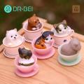 DR BEI Teacup Puppy Statue High Simulation Smooth Edge Teacup Dog Figurine. 