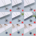 Various Alloy Devil's Eye Necklace Turkish Eye Pendant Necklace Neck Accessories Manufacturer. 