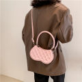 Women's Handbag2022New Simple Fashion Women's Shoulder Bag Texture Rhombus Indentation Crossbody Small Square Bag. 