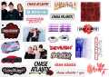 25 pcs CHASE ATLANTIC sticker pack based on chase Atlantic popular music boy band trendy cool aesthetic stickers perfect for journaling, diaries, skateboards, guitars, laptops  music spotify music artists music taste. 