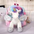 SOFT AND FLUFFY UNICORN BACKPACK For Girls - Unicorn Bag. 
