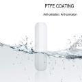 Lab Stirrers-5 x 25mm PTFE Magnetic stirrer-white. 