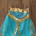 Aladdin Jasmine Princess Cosplay Baby Kid Girl Fancy Dress Up Party Costume Sets. 