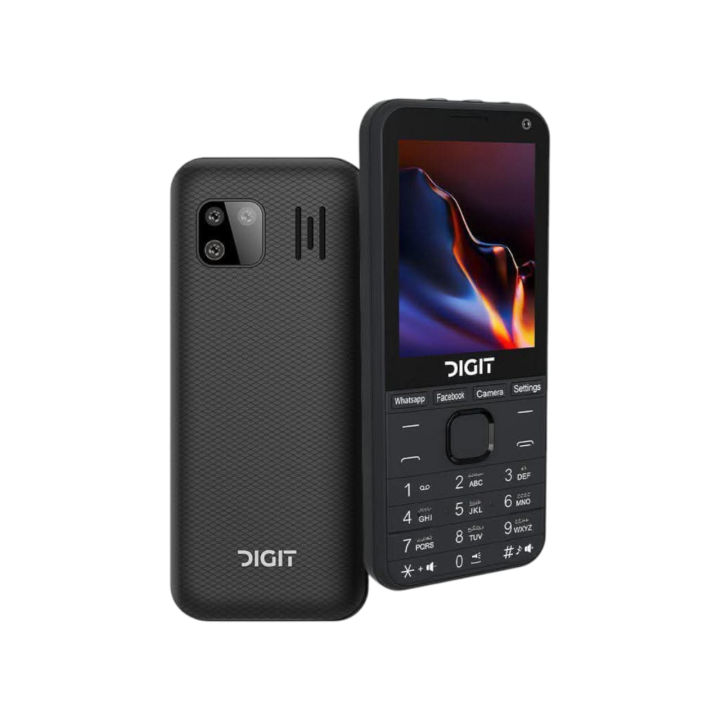 Digit 4G Z1 - 2.8 Inch Touch Display - Google Play store - 2GB Ram - 16GB Memory - 4000mAh Battery - Wifi - Hotspot - Dual 4G Sims - PTA Approved - 1 Year brand warranty