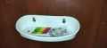 Adhesive Soap Dish Multipurpose Dish Tray White Shower Bar Soap Holder Wall Mounted Bathroom Hanging Soap Tray Holder for Tub Plastic. 