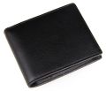 Black Leather Wallet For Men. 