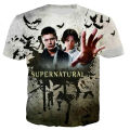 Supernatural T shirts men/women 3D TV supernatural printed T-shirt fashion Harajuku tee shirts streetwear oversized tops. 
