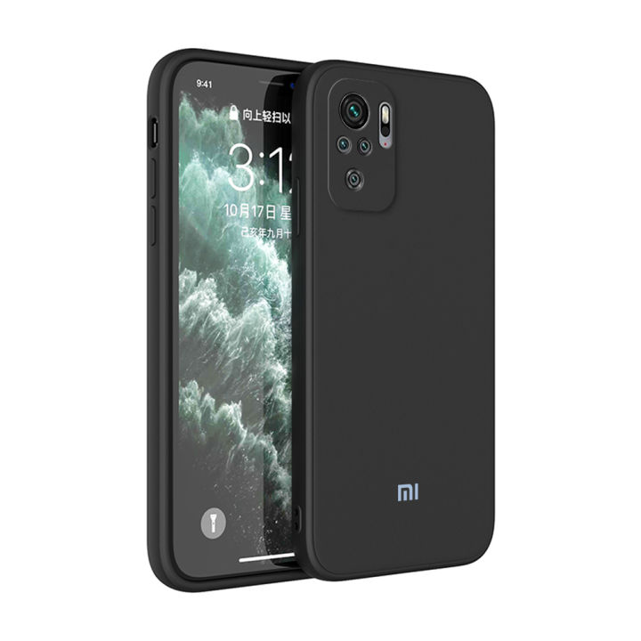 Xiaomi Redmi Note 10 4G Case 2021 Soft Liquid Silicone Shockproof Gel Rubber Back Cover