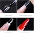 Soft Gel Full Cover Nail Tips,Clear Gel False Nails Press On Nails for Nail Extension Manicure Soak Off. 