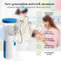 Mesh Portable Nebulizer Machine – Mini Inhaler Nebulizer with Mask for Kids & Adults | Silent Handheld Vaporizer for Easy Breathing. 