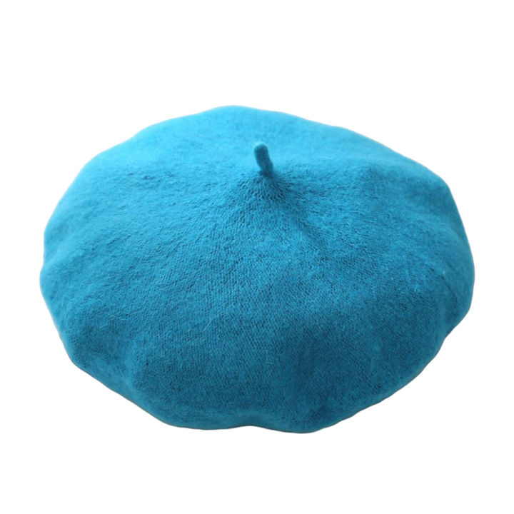 Women Winter Wool Beret Hats French Hat Girls Solid Color Fashion Autumn Beret Hat For Women Flat Cap Hat Felt Berets