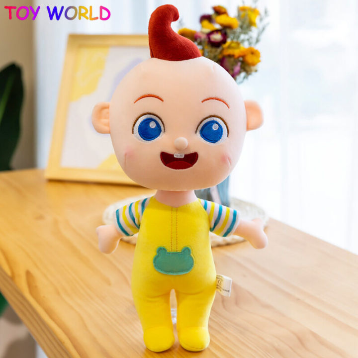 70cm big size JJ Cocomelon JoJo Plush Toy bus baby yellow clothes doll plush toys children's gift