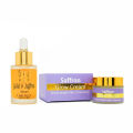 SL Basics Saffron Set - Gold And Saffron Serum - Saffron Glow Cream - gold and saffron serum with the saffron glow cream.. 