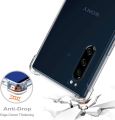 Sony Xperia 5 Mark 2 Transparent Silicone Anti-Shock Back Case Soft Protective Cover. 
