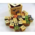 ABC Wood Blocks Box - 27 Pieces. 