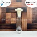 Volumetric Flask, 5ml – Clear-Fitted with Polypropylene Stopper - Class A, Tolerance ±0.10 ml - White Graduation Mark - Borosilicate Glass –NORMAX. 