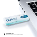 2X Temperature Data Logger TempU05 60 Days PDF Report Temperature Recorder Single Use USB Temperature Record Instrument. 