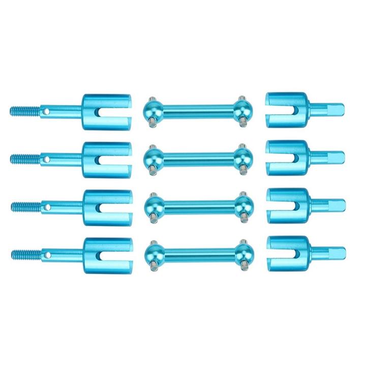 Metal Drive Shaft Dog Bone Diff Cup Joint Set for Tamiya TT01 TT-01 TT01D TT01E TT02 TT-02 1/10 RC Car Upgrade Parts