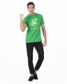 Green Cotton Pakistan Tshirt For Men. 
